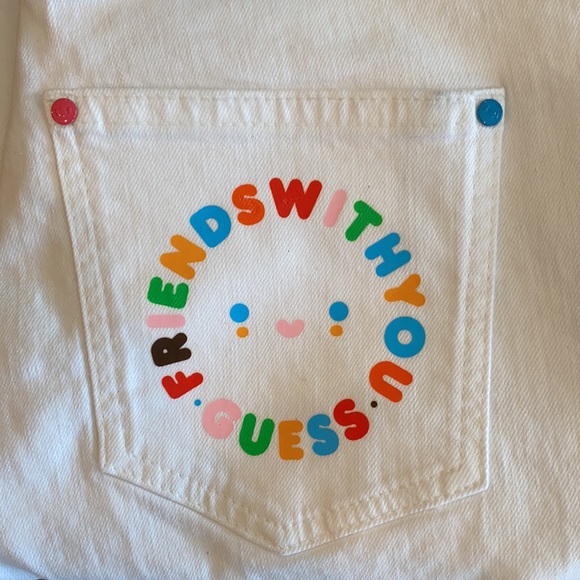 GUESS x FriendsWithYou Super High-Rise Jeans NWT - Picture 10 of 16